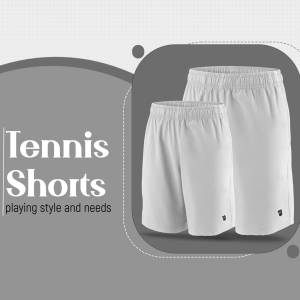 Tennis Shorts Advertisement Design For Telegram