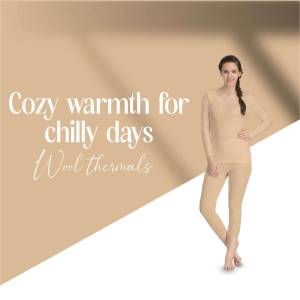 Cozy Wool Thermals For Winter Flyer For LinkedIn
