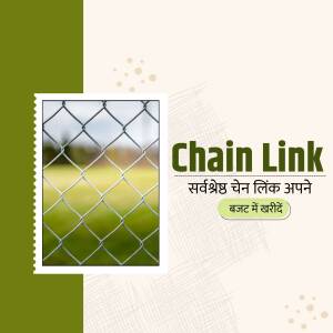 Chain Link Fence Advertisement Image For Twitter