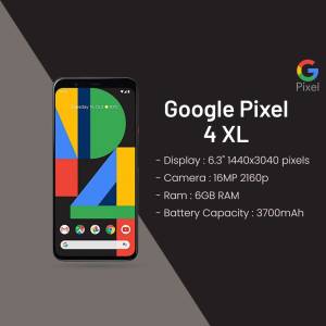 Google Pixel 4 XL - Product Showcase Design For X