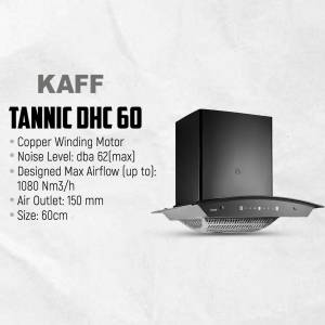 Black Kaff Tannic DHC 60 chimney with specifications