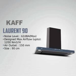 KAFF Laurent 90 kitchen chimney with specifications