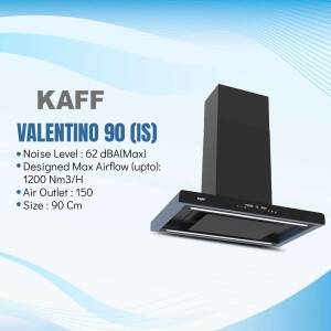 KAFF Valentino 90 IS kitchen chimney with specifications