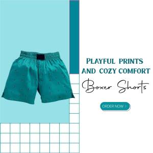 Playful Prints Boxer Shorts Artwork For LinkedIn
