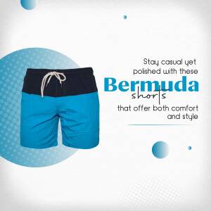 Bermuda Shorts Advertisement Branding Post For Google Business Profile