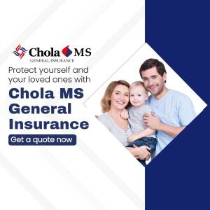Chola MS General Insurance - Family Protection Creative Design For Threads