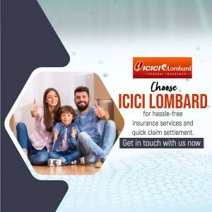 ICICI Lombard Insurance - Family & Home Protection Social Media Post For X