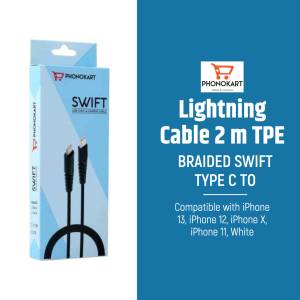 Phonokart Swift Lightning Cable 2m TPE Braided Type C to iPhone