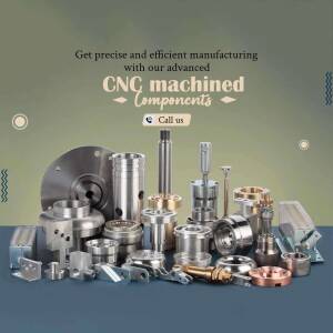 Assortment of CNC machined components showcasing precision and quality.