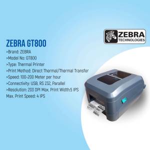 Zebra GT800 Thermal Printer - Product Image