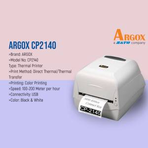 Argox CP2140 Thermal Printer with specifications
