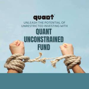 Hands breaking free from ropes, representing financial freedom with Quant Unconstrained Fund.