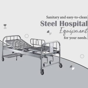 Steel Hospital Bed Artwork For X