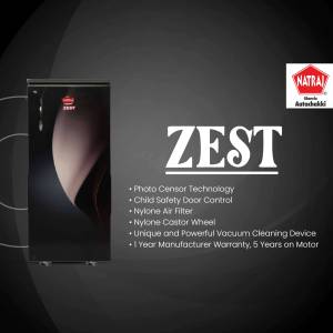Natraj Zest Vacuum Cleaner with features listed