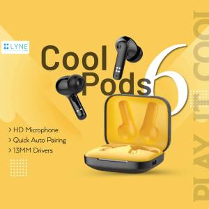 Lyne Cool Pods wireless earbuds with charging case