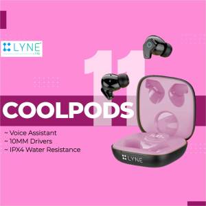 Lyne Coolpods wireless earbuds with charging case