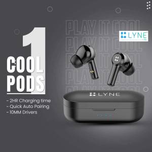Lyne Cool Pods wireless earbuds with charging case