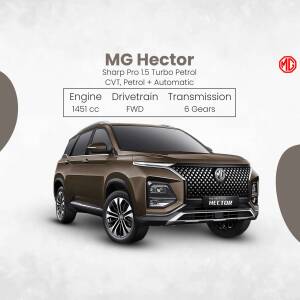 MG Hector Sharp Pro L5 Turbo Petrol CVT car image