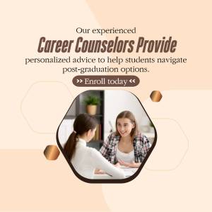 Image of a career counselor assisting a student with post-graduation options.