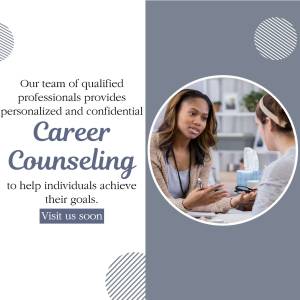 A woman receiving career counseling from a professional.