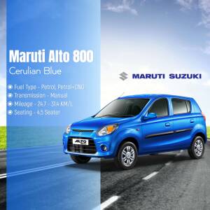 Maruti Alto 800 Cerulian Blue Template For Google Business Profile