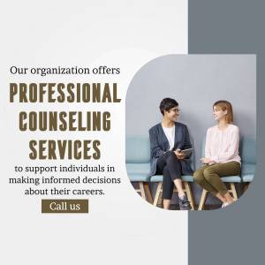 Two women in a counseling session discussing career options.