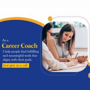 Image of a career coach assisting a client with their career goals.