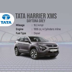 Tata Harrier XMS Daytona Grey SUV with specifications