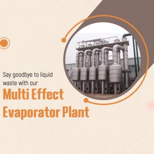 Industrial Multi Effect Evaporator Plant for Liquid Waste Treatment