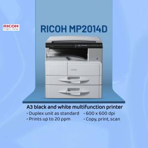 Ricoh MP2014D A3 black and white multifunction printer