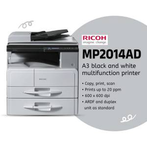 Ricoh MP2014AD A3 black and white multifunction printer