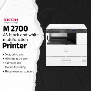 Ricoh M 2700 A3 black and white multifunction printer