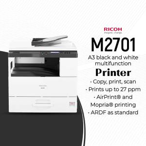 Ricoh M2701 A3 black and white multifunction printer