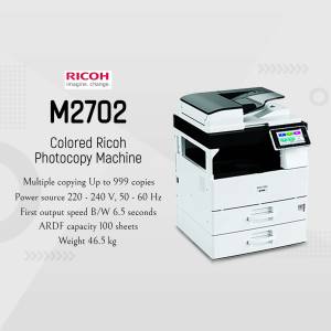 Ricoh M2702 Color Photocopy Machine - Office Printer
