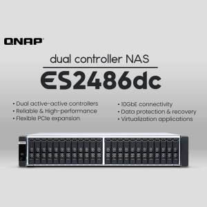 QNAP ES2486dc Network Attached Storage Server