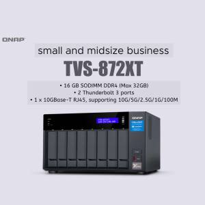 QNAP TVS-872XT Network Attached Storage (NAS) Server for Small and Midsize Businesses