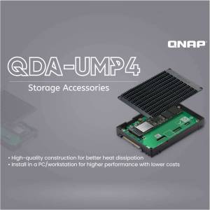QNAP QDA-UMP4 NVMe SSD Adapter Card