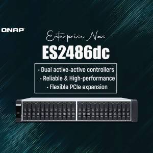 QNAP ES2486dc Enterprise NAS Post For Telegram