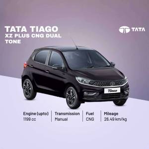 Tata Tiago XZ Plus CNG Dual Tone car advertisement