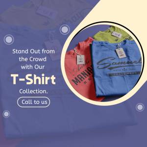 Promotional image of Samarc T-shirts in various colors