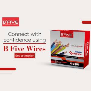 B'Five wires packaging with colorful wires inside