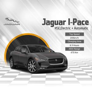 Gray Jaguar I-Pace HSE Electric car with specifications