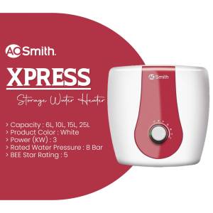 A.O. Smith Xpress Storage Water Heater - White