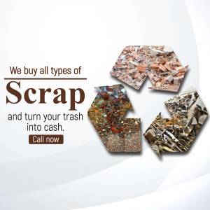 We Buy Scrap - Turn Trash Into Cash Social Media Post For Telegram