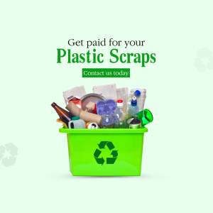 Get Paid For Your Plastic Scraps Business Poster For Twitter