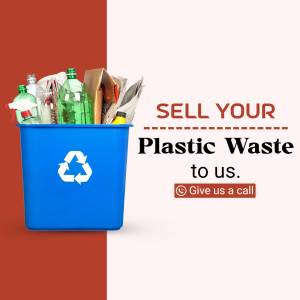 Recycle Plastic Waste Template For Twitter