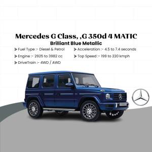 Blue Mercedes-Benz G-Class G350d 4MATIC SUV