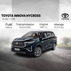 Toyota Innova Hycross G-SLF 7 STR car with specifications