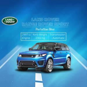 Land Rover Range Rover Sport - PortoFino Blue Graphic For Instagram