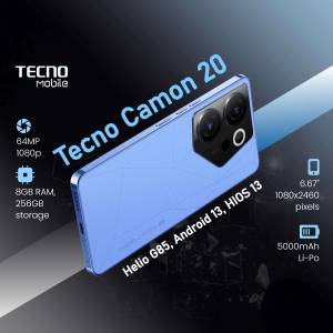 Tecno Camon 20 smartphone with specifications